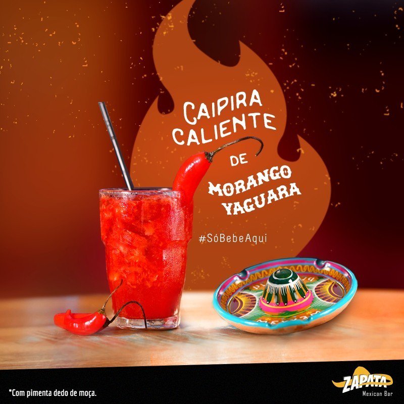 ift.tt/2sz83uI O drink mais pedido do Zapata Bar só poderia ter o nosso toque especial: pimenta! Com cachaça premium Yaguara, mor…