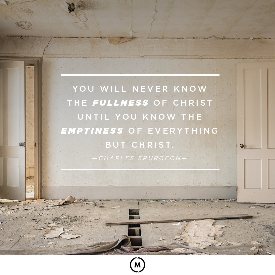 If you are looking for life outside of Christ, you are looking for life outside of the very one who is life itself. It can’t be found.
