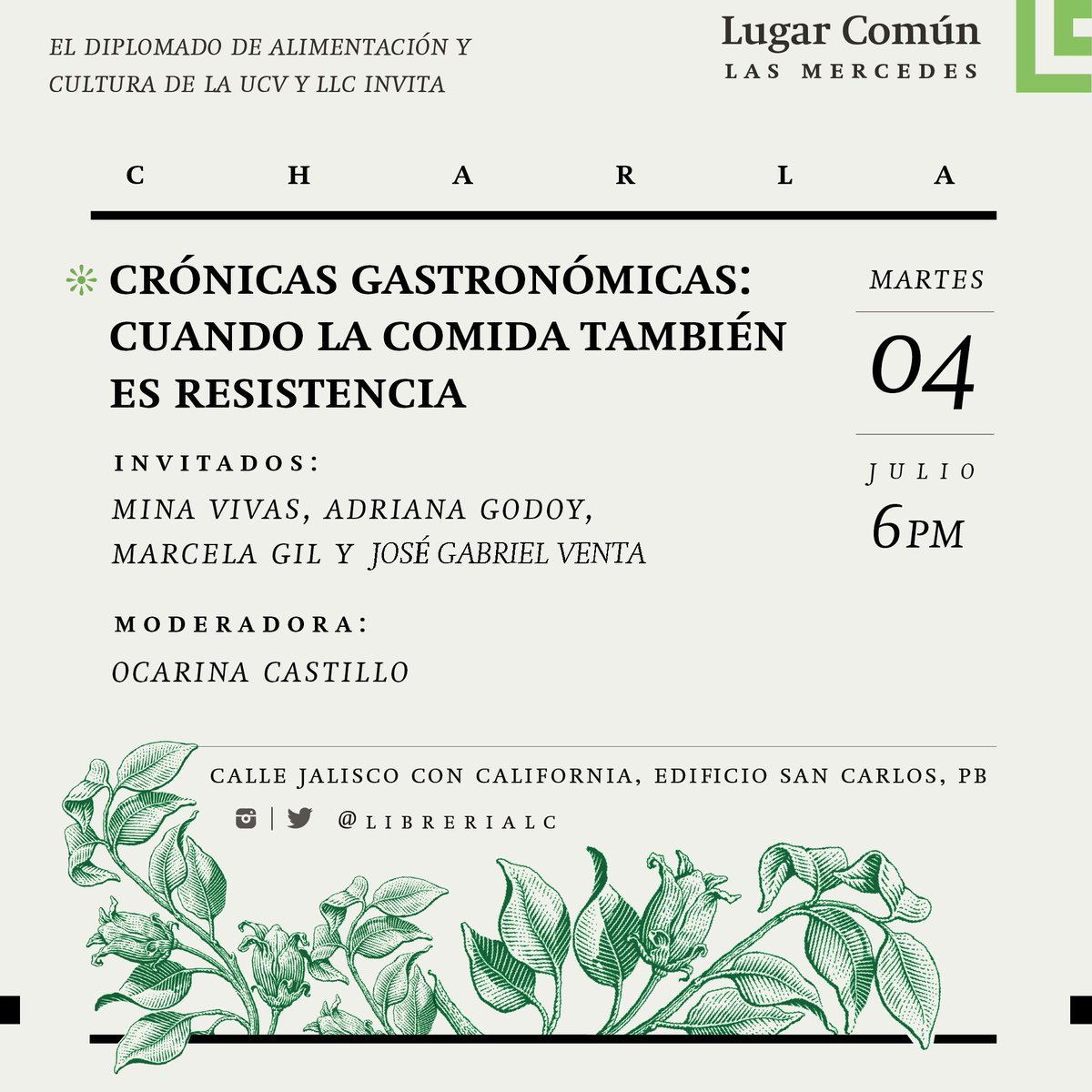 LugarComunMiami's tweet photo. #ProgramaciónLLC • #LugarComúnLasMercedes | #MartesLLC https://t.co/aNZeHWqRZk