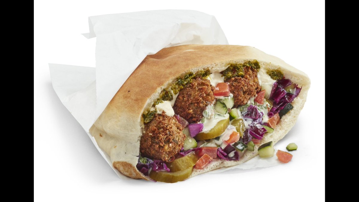Thinking what to have for lunch? How about a Falafel wrap from BYBLOS. Come in for an authentic Mediterranean Taste. 270 Campbell Blvd.
