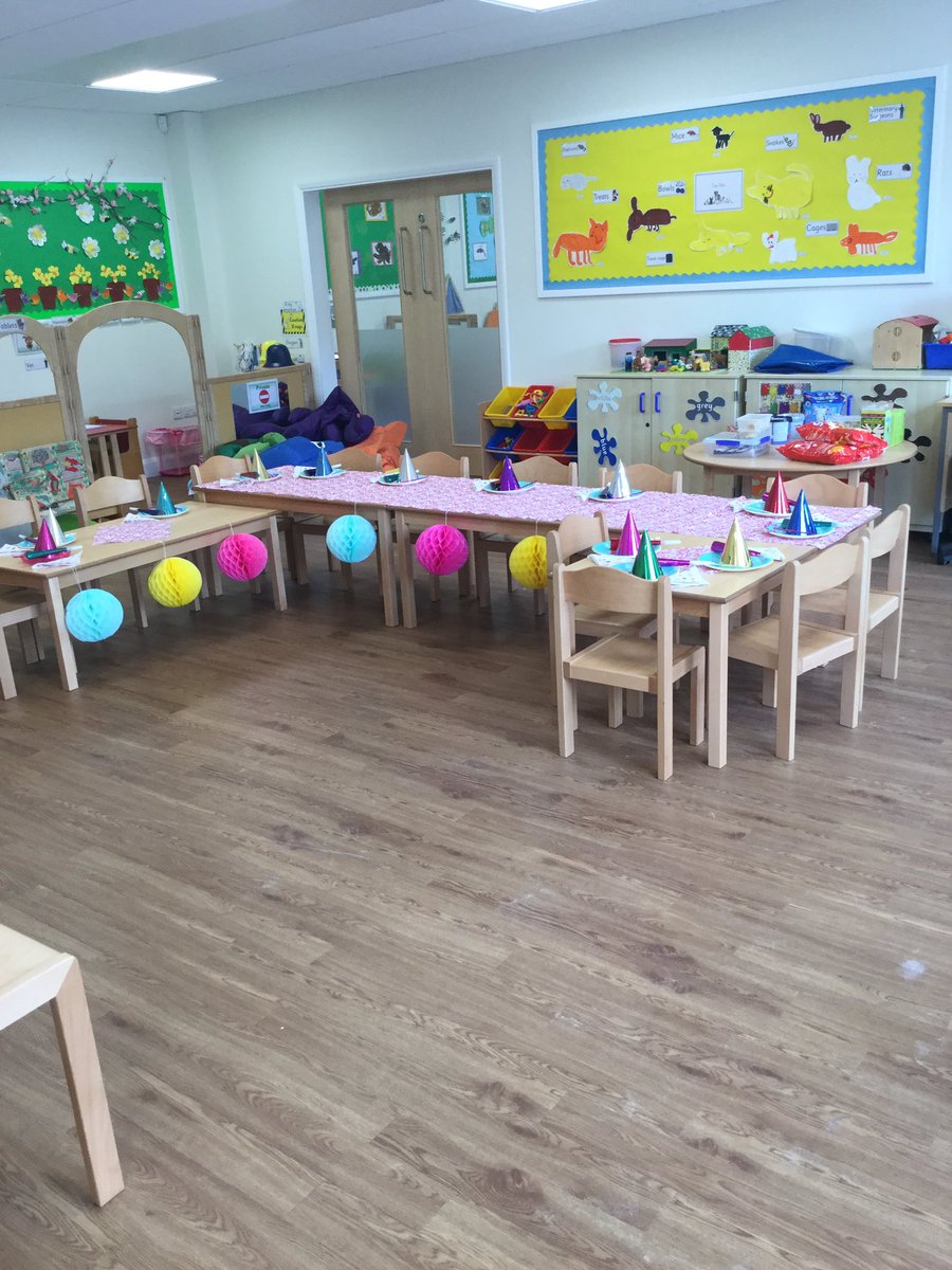 NotreDameCobham's tweet image. The scene is set for Reception’s class party! #lastweekofterm @NotreDame_EY #happydays