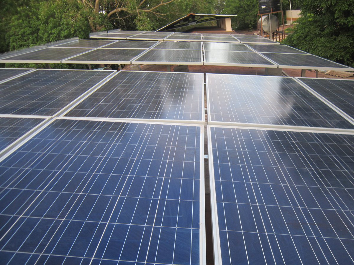 INAUGURATION OF ON GRID 10Kwp ROOF TOP SOLAR POWER GENERATING SYSTEM BY DRM TPJ AT THE TPJ RUNNING ROOM TODAY.