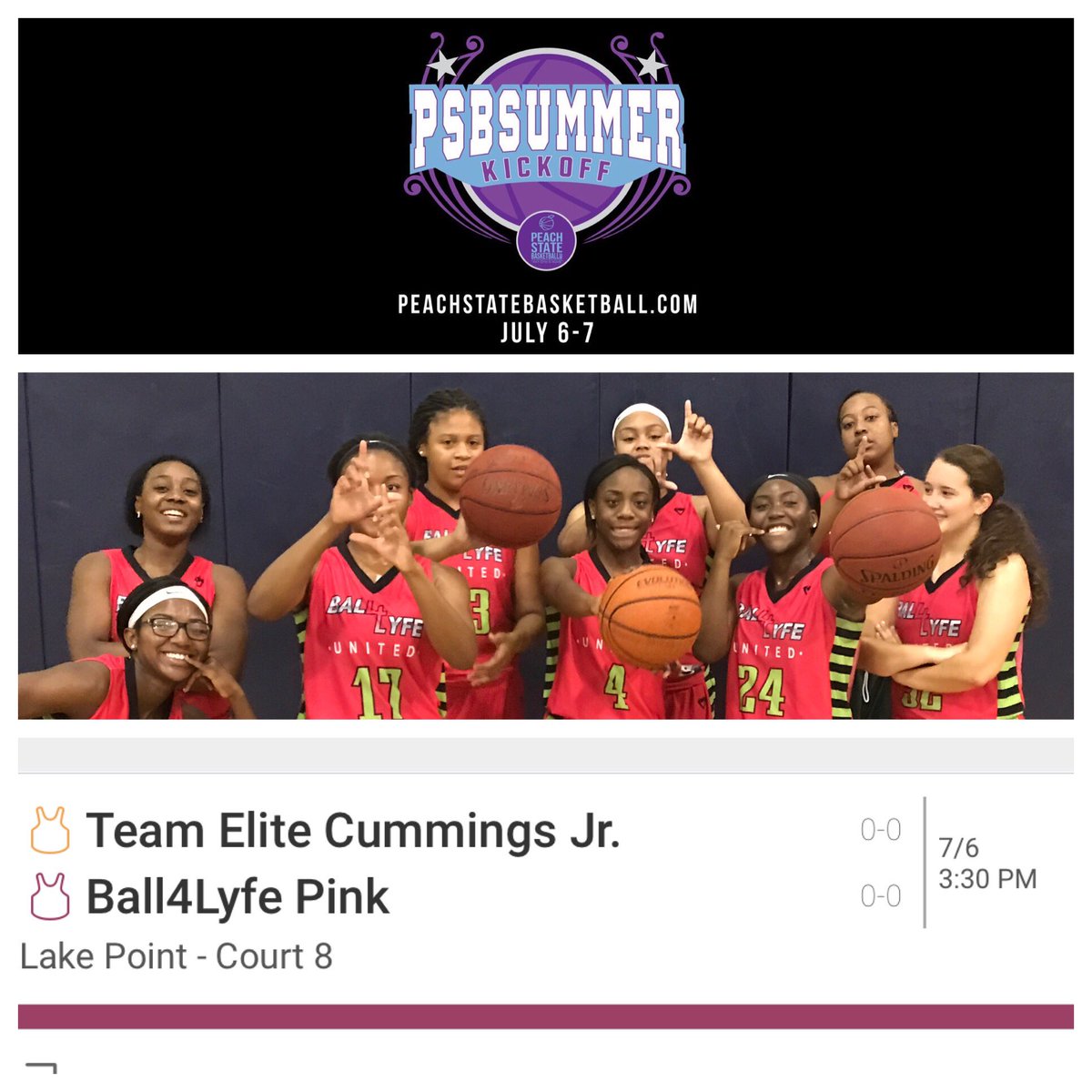 SH3LTON12's tweet image. @Ball4LyfePink is headed to Georgia loaded with talent and PASSION! @PeachStateBBall @CoachHemi #Ball4LyfePINK #PlayWithPassion #WePlayPink