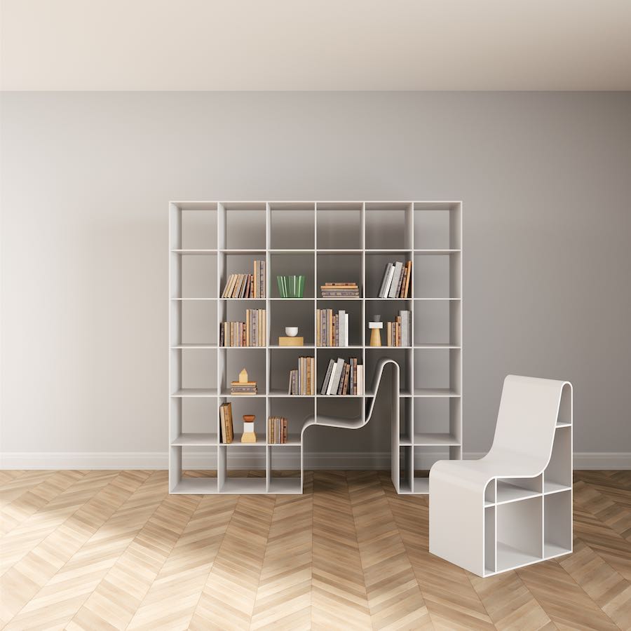 archipanic's tweet image. @soufujimoto #Bookchair hybrid furniture for @Alias_Design features a bookshelf from which you can extract a chair.
archipanic.com/bookchair-sou-…