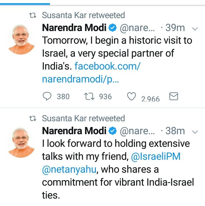 spati2012's tweet photo. #ModiInIsrael #GrowingPartnersh https://t.co/APt7HZtcV5