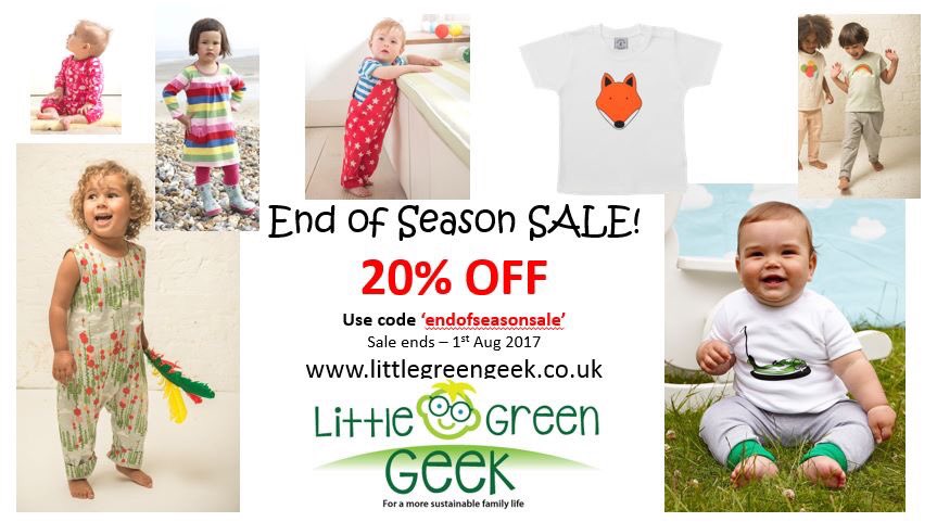 LittleGreenGeek's tweet image. Help us make room for the Autumn/Winter17 collections! Use 'endofsummersale' for 20% off! #ethicalfashion littlegreengeek.co.uk