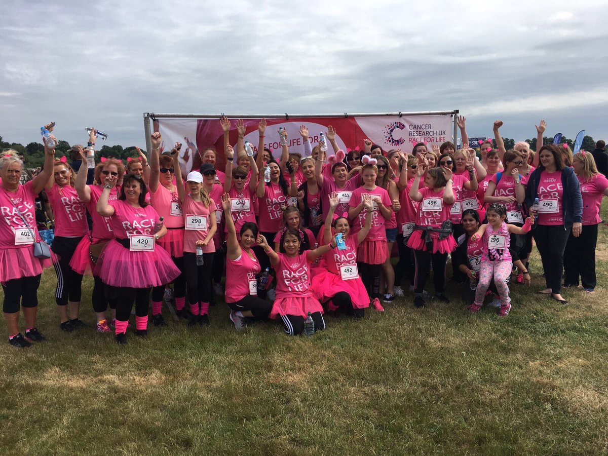 Well done to our pickers and the rest of the store for the fab effort at Race for Life this weekend. Go team!
