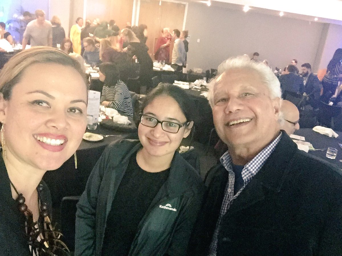 FotuJackson's tweet photo. #selfie with our fave Prof in the universe, Maualaivao Albert Wendt at tonight's intergrative leadership dinner with a difference π#DWD2017 https://t.co/EPOdzBtZvM