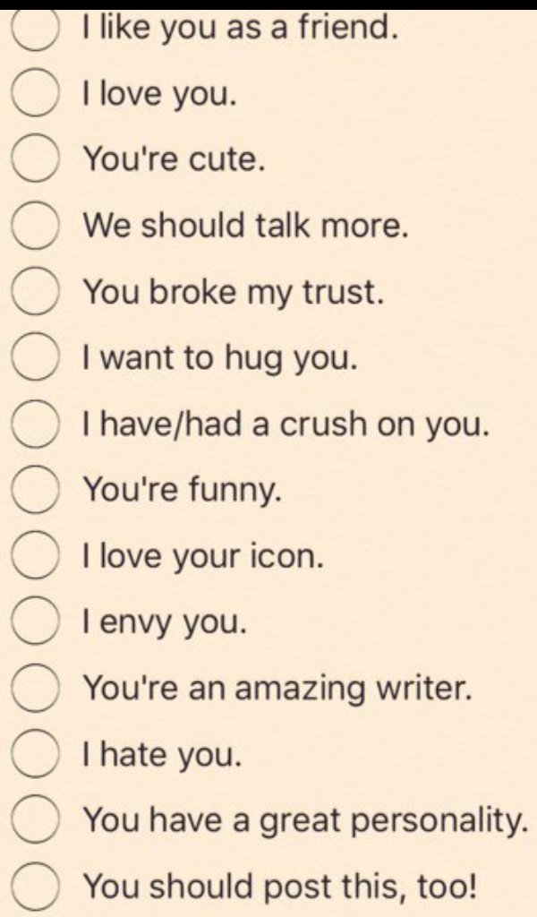 || I was told to-