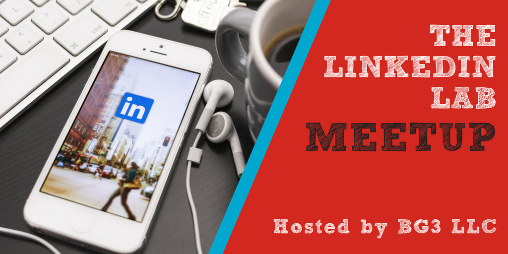 BG3LLC's tweet photo. Got questions about Linkedin? We've got answers! Join us July 11 for #LinkedinLab https://t.co/3wHy0VxnKh https://t.co/BQ7LFWZTaq