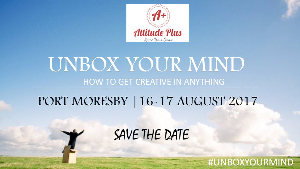 AttitudeplusPg's tweet photo. This is what's next! #UnboxYourMind #savethedate #buildingpowerfulpeople #creativethinking https://t.co/mCwWskPIvY