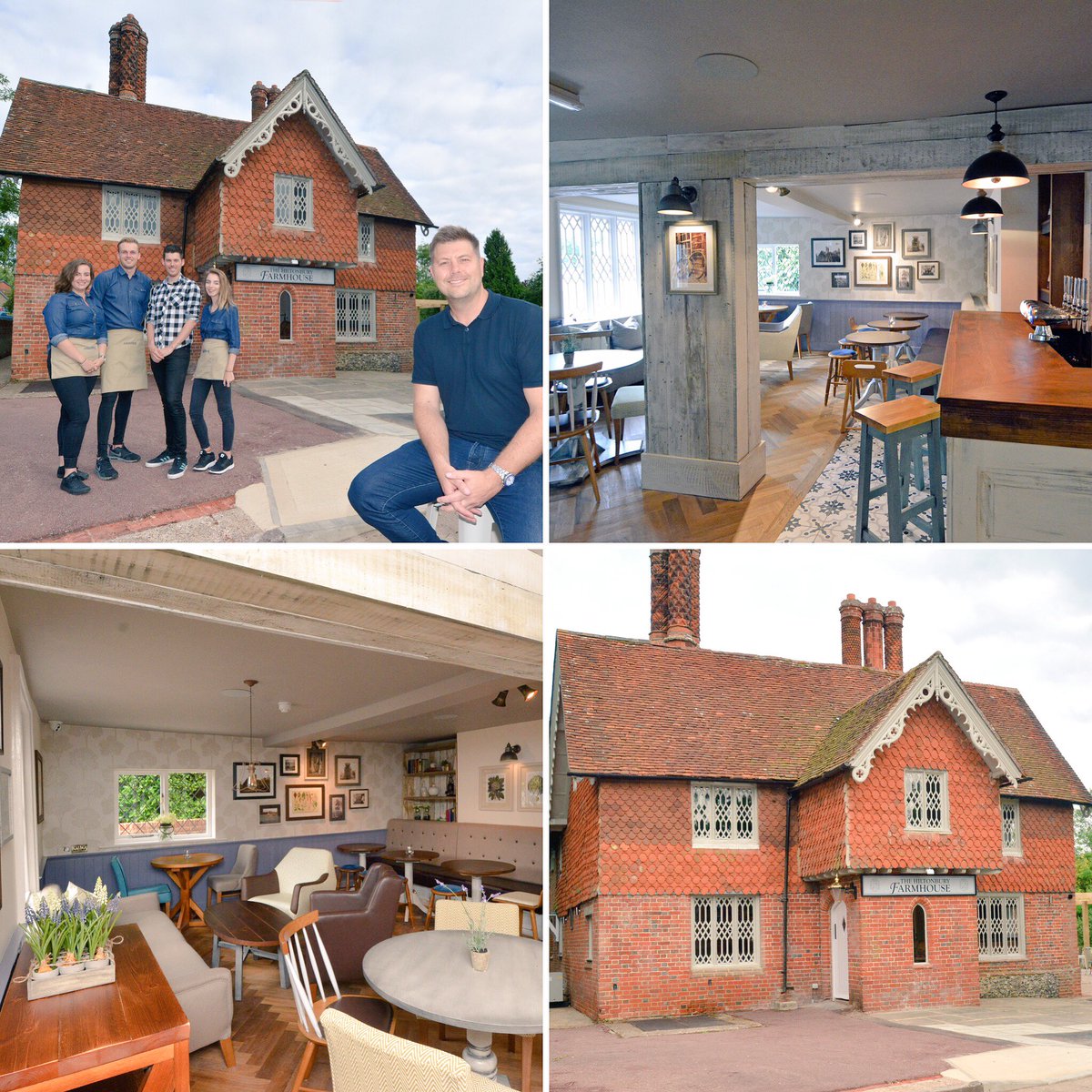 punchpubs's tweet photo. Another opening on Friday in #chandlersford at the Hiltonbury Farmhouse! Publican, Rob has taken over and completed a joint investment 🎉🍺 https://t.co/iaXjwiNuA5