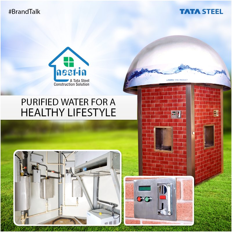 #BrandTalk - Our new innovative offering to provide clean and purified drinking water to society with Water ATM's from Nest-In. #WaterIsLife