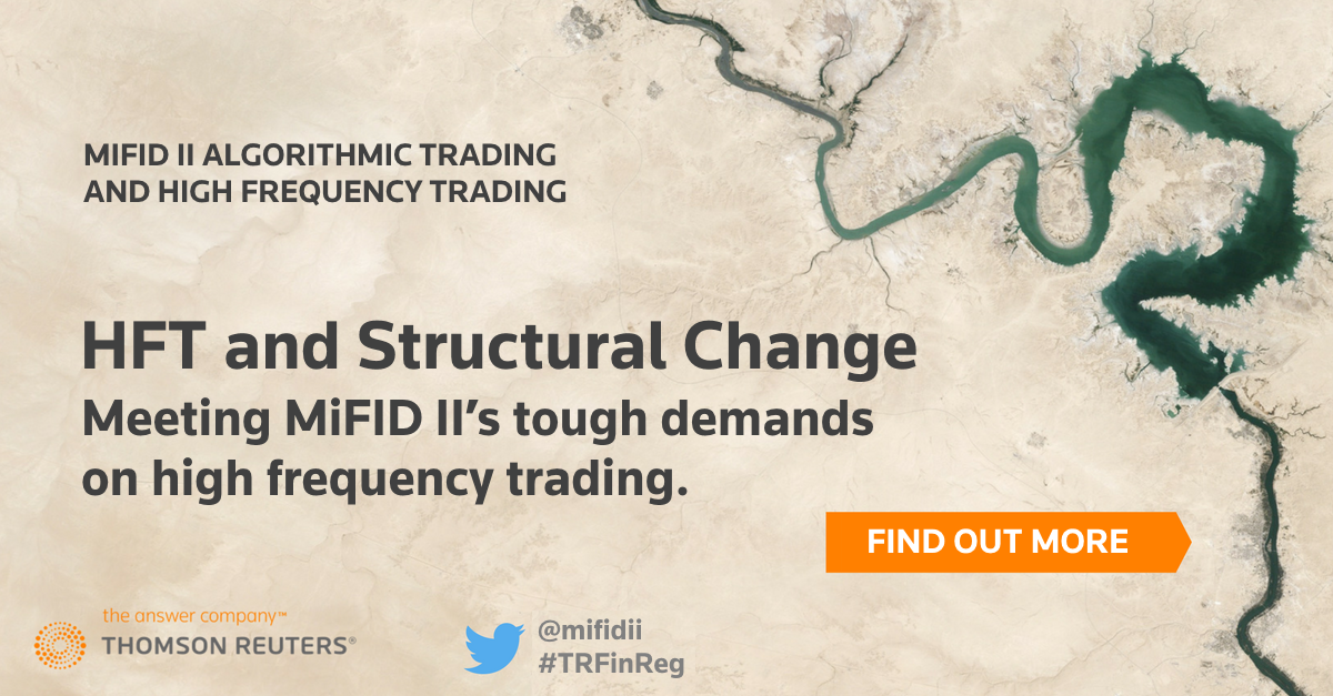 john_bmason's tweet photo. #MiFID2 introduces a new regulatory regime for firms that engage in #algorithmic and/or high frequency trading #HFT https://t.co/b1FvE46JN0 https://t.co/DAGlA3b6ov