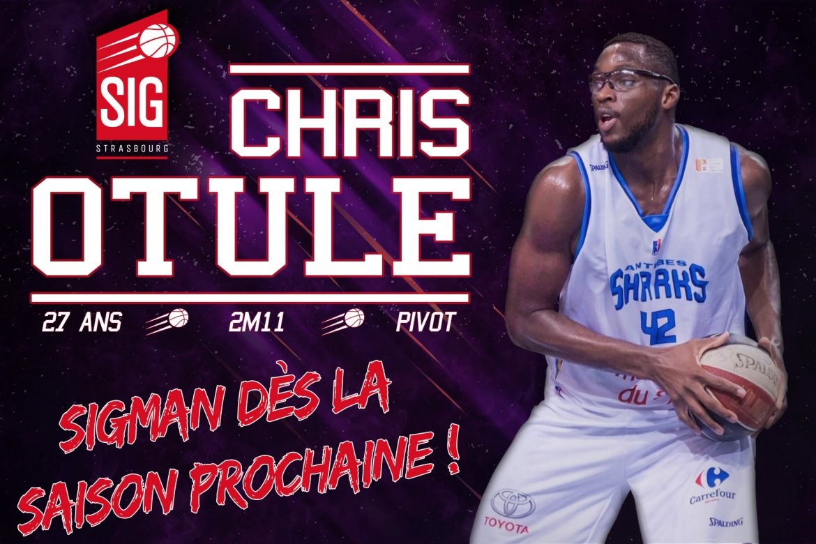sigstrasbourg's tweet photo. Une nouvelle recrue à la @sigstrasbourg ,Chris Otule 👌 #GoSIG https://t.co/jsbZ3UAog4 https://t.co/oSQIObGQGk