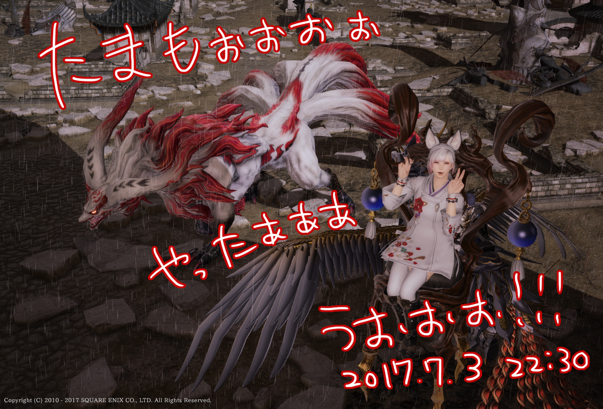 Echo シンエヴァみました 九尾の妖狐 玉藻御前 T Co Ilpahoxhbx Ff14 本日のミドラン 本日のヒューラン