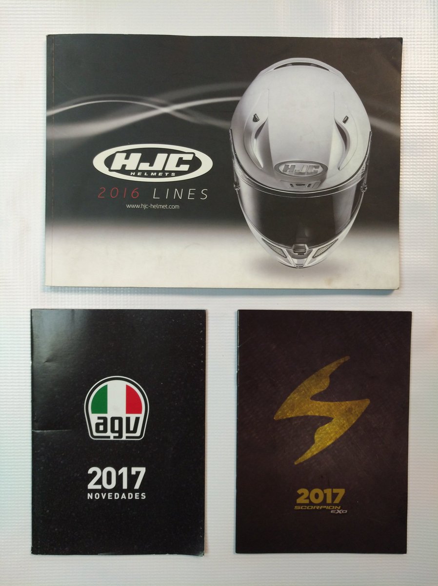 Equipamiento para el motorista:
-Cascos (#Hjc, #Agv, #Scorpion, #Icon...)
-Chaquetas, pantalones, guantes...(#Richa #Alpinestars, #Dainese..