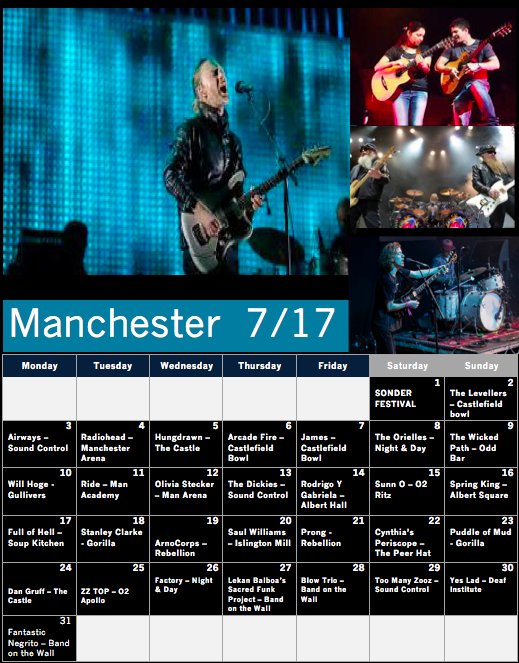 fuzzanddelay's tweet image. Here is the @fuzzanddelay calendar roundup of the best gigs in Manchester in July 2017!