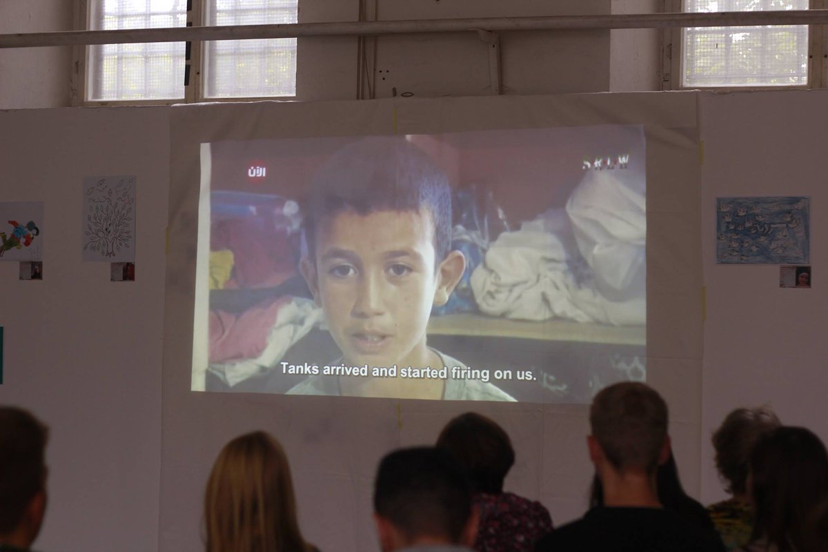 Yesterday we hosted <a href="/FromSyriaWL/">From Syria With Love</a> drawings of Syrian children trapped in refugee camps in Lebanon; the expo is still open to the public.