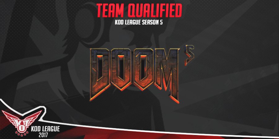 KODLeaguePeru's tweet photo. #Doom5 have qualified for the #KingsofDota #Season5 https://t.co/Ay17G7LaZy