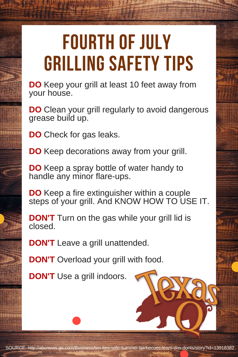 OriginalTexasQ's tweet photo. Stay safe while you celebrate! #texasq #safetyfirst https://t.co/JNzPX8D3iz