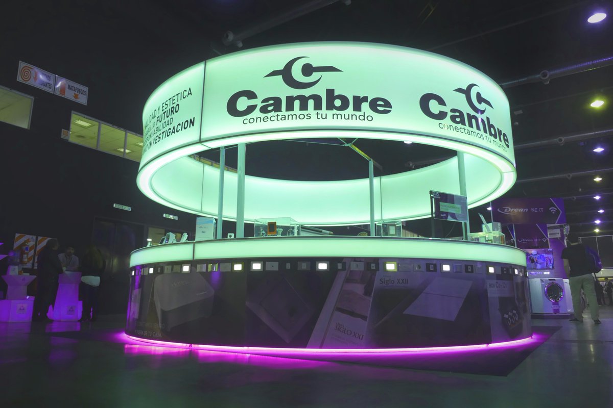 El stand de <a href="/cambre1947/">CAMBRE</a> estuvo presente los 3 días de la #expointernet

#Tecnologia #BuenLunes <a href="/ExpoInternetLA/">ExpoInternetLA</a> #domotica #smarthome #iHaus