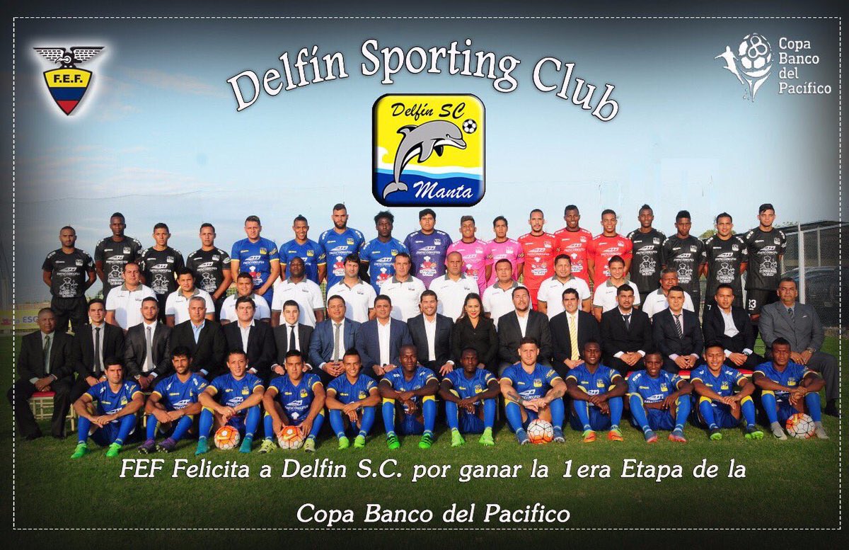 بالأمس حقق نادي ديلڤين الدوري الإكوادوري للمرة الأولى بتاريخه ؛ بعد إحرازه للنقطة 47 مبتعداً عن المركز الثاني برشلونة بفارق +9 .