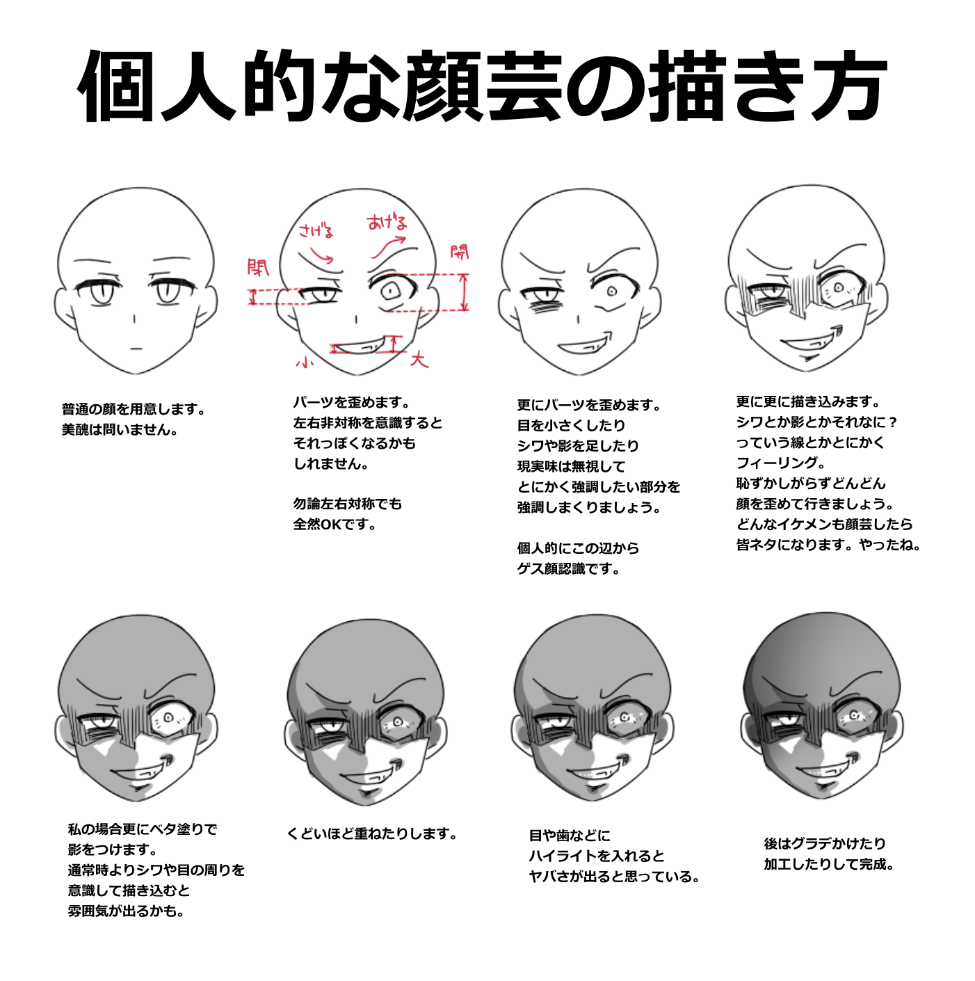内藤弐号 悪の味方 超個人的な顔芸メイキングもどき 改訂版 T Co R13ctnazpu Twitter