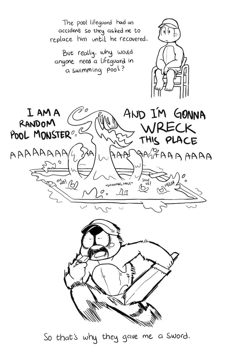 random lifeguard turtle comic. 