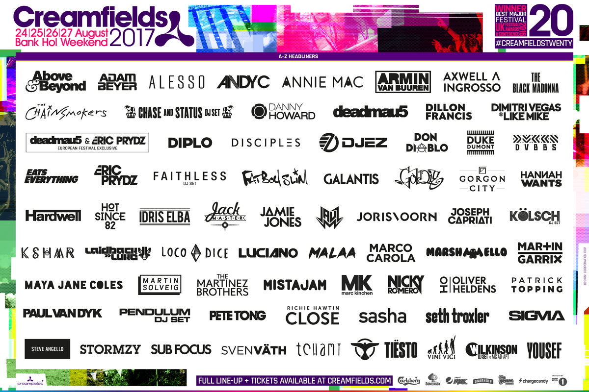 Pepsi MAX presents Creamfields tweet media