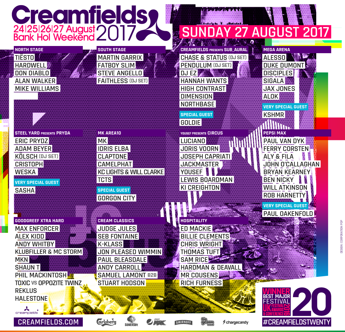 Pepsi MAX presents Creamfields tweet media
