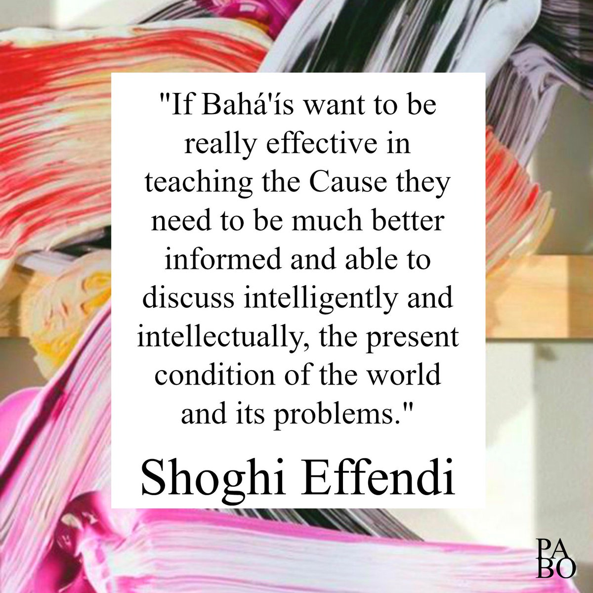 Good morning!

#bahai #bahaiquote #bahaifaith #bahailife #teaching #ShoghiEffendi #quote