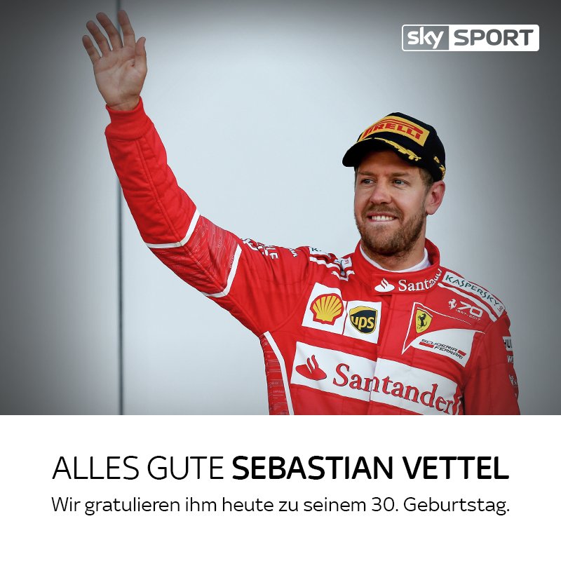 Der vierfache Sebastian Vettel feiert heute seinen 30. Geburtstag - Happy Birthday! 