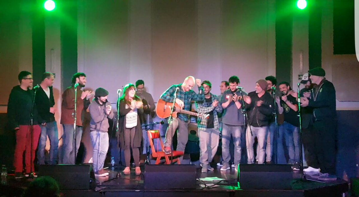 Un gustito q nos dimos en auditorio oeste el pasado sábado junto a <a href="/ElAlemanUruguay/">El Alemán</a> un cra' y excelente persona

#loscrocantes
#saborencubos