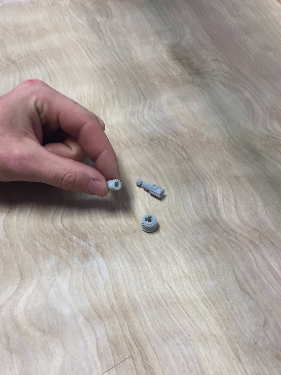 Latest 3D printed micro gear box has arrived today. Thanks <a href="/laserproto/">Laser Prototypes</a>