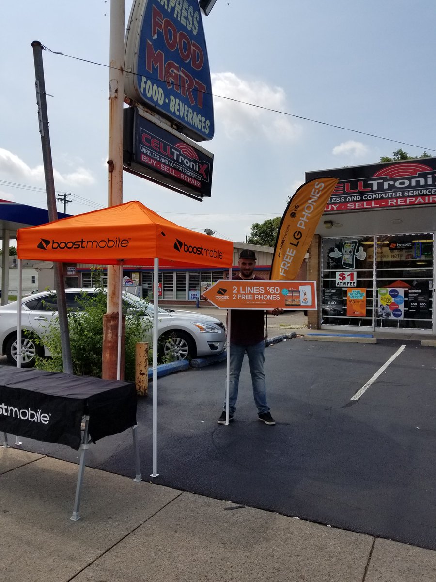SPGKimSchriner's tweet photo. @WonderRuscher @FAliyeh @JayMiglionico #Boost30for30 #Celltronix #HolidayTraffic #SwitchHappens https://t.co/KnNEIgF9nd