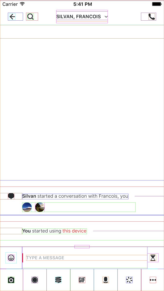 silvandaehn's tweet image. Xcode → Debug → View Debugging → Show View Frames
