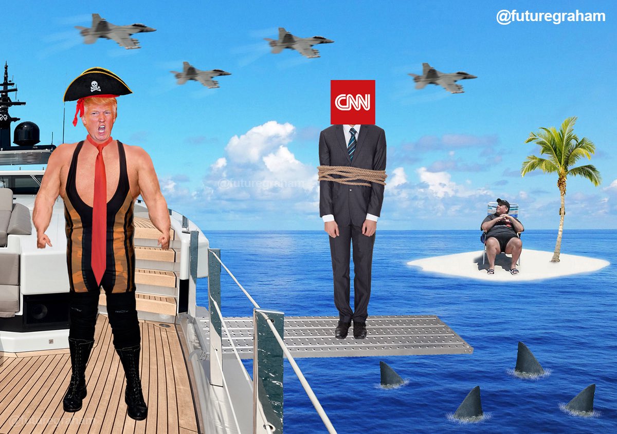 futuregraham's tweet image. Feel free to use this picture next time @realDonaldTrump #CNN #ChrisChristie #Trump #FakeNews #FraudNewsCNN #ThisActuallyHappened