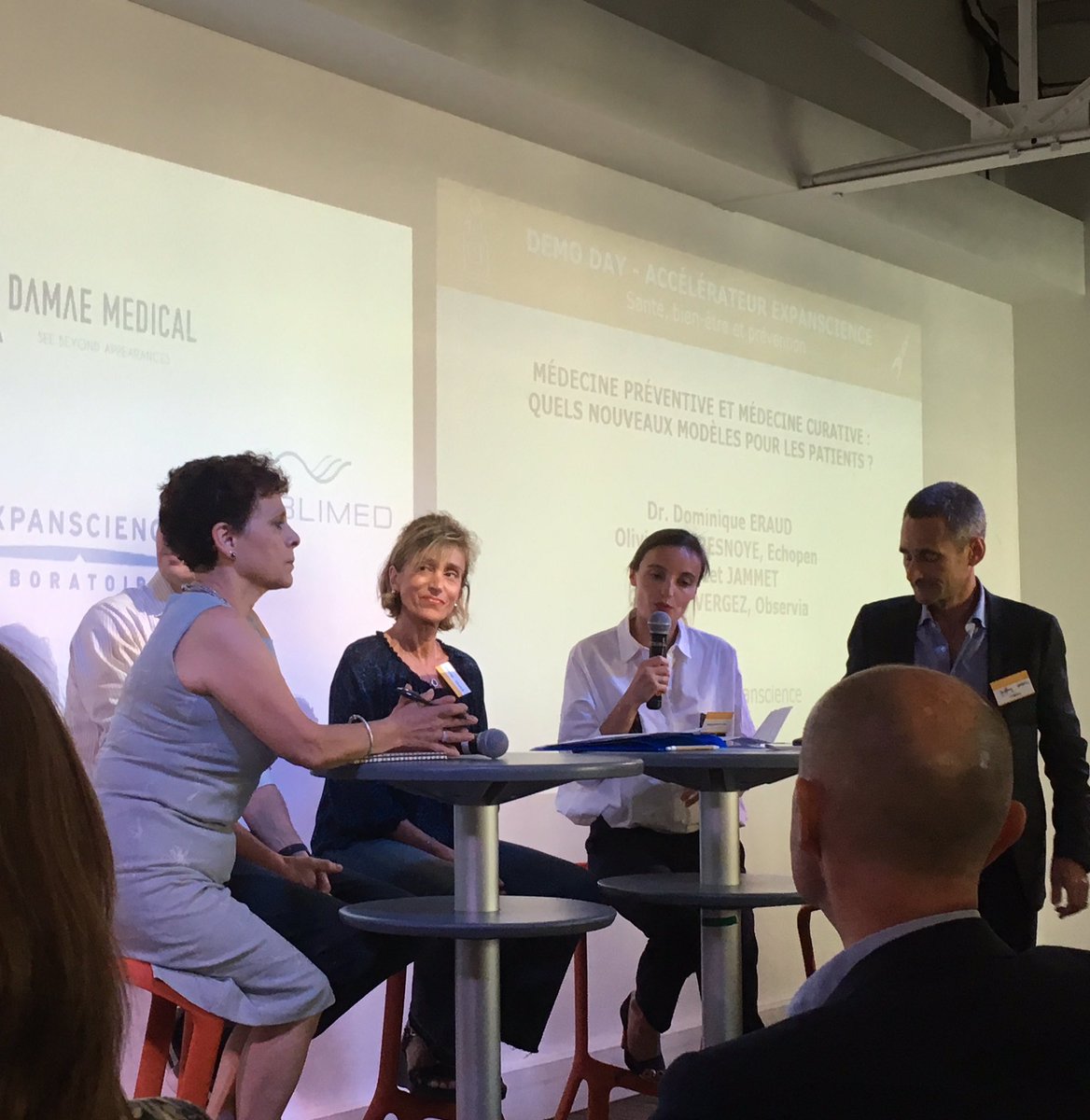 #demodayexpanscience table ronde médecine préventive et médecine curative quels nouveaux modèles pour les patients ?