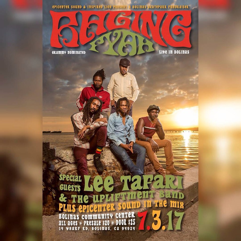 KumarFyah's tweet image. Tonight! Come on out #Bolinas #SkatePark #Fundraiser w/Lee Tafari &amp;amp; More! #US Holiday Tomorrow! Come party with us!