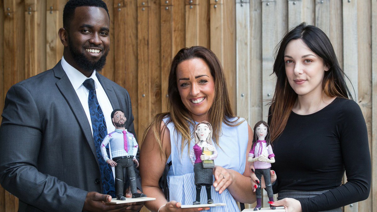 aardman's tweet photo. Ever imaged yourself being turned into an #Aardman puppet? Real @DFS staff & customers have been animated in the latest #sofaexperts advert. https://t.co/9sOgPrm84q