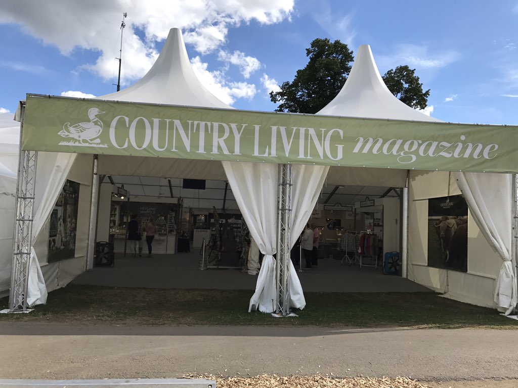 All set up and ready to go!  Stand 872 RHS Hampton Court #countryliving #HamptonCourtFlowerShow
