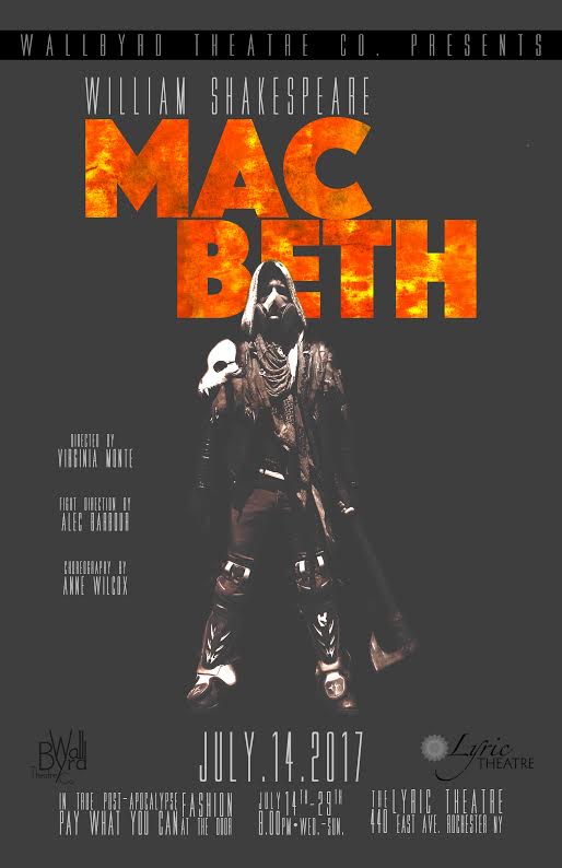 13WHAM's tweet photo. 2/3: Please note: the "MacBeth" production is from @WallByrd at the Lyric Theatre. #MadMaxMac https://t.co/5HUU2WN5Jm https://t.co/6m2gizw3Zn