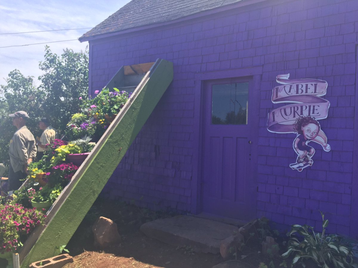 elizmcmillan's tweet photo. Hundreds of book lovers are gathered in River John for the opening of author Sheree Fitch's Mabel Murple's Shoppe and Dreamery https://t.co/BvjSCPSpmo