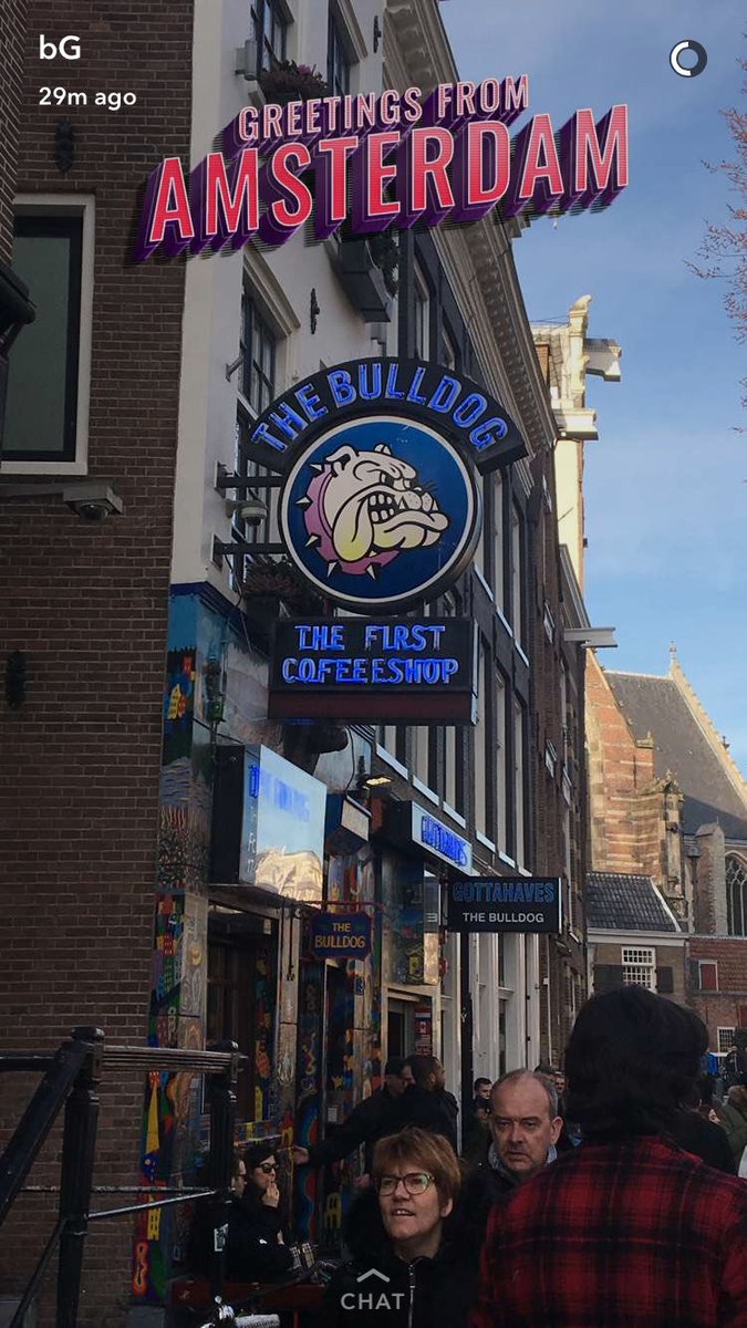 ReeferWisdom's tweet image. Bang bang #amsterdam #bulldog #bulldogcafe