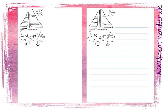 Kreativzauber Briefpapier Kostenlos Fur Kinder Ausdrucken Und Anmalen Drei Schone Sommermotive Ganz Neu Im Blog T Co 2urssvhwej T Co Zioykmhn3q