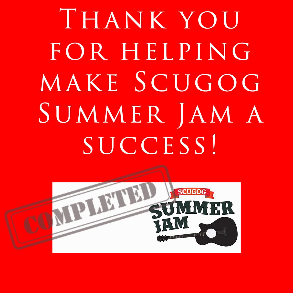 scugogsummerjam's tweet photo. Let us know what you liked, what you really liked, and what you didn't care for at Scugog Summer Jam, and help us improve for next year! https://t.co/MkMTShSjhq