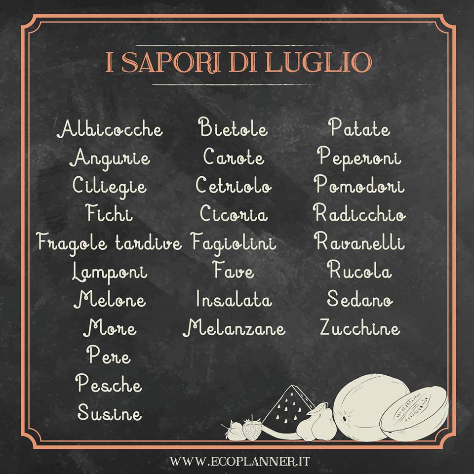 ecoplanner_it's tweet photo. ma state mangiando tanta #frutta e #verdura!Cosa Vi piace di più?Noi tifiamo per l'#anguria e le #melanzane!#spesaconsapevole #food #luglio https://t.co/yFqFaN4emQ