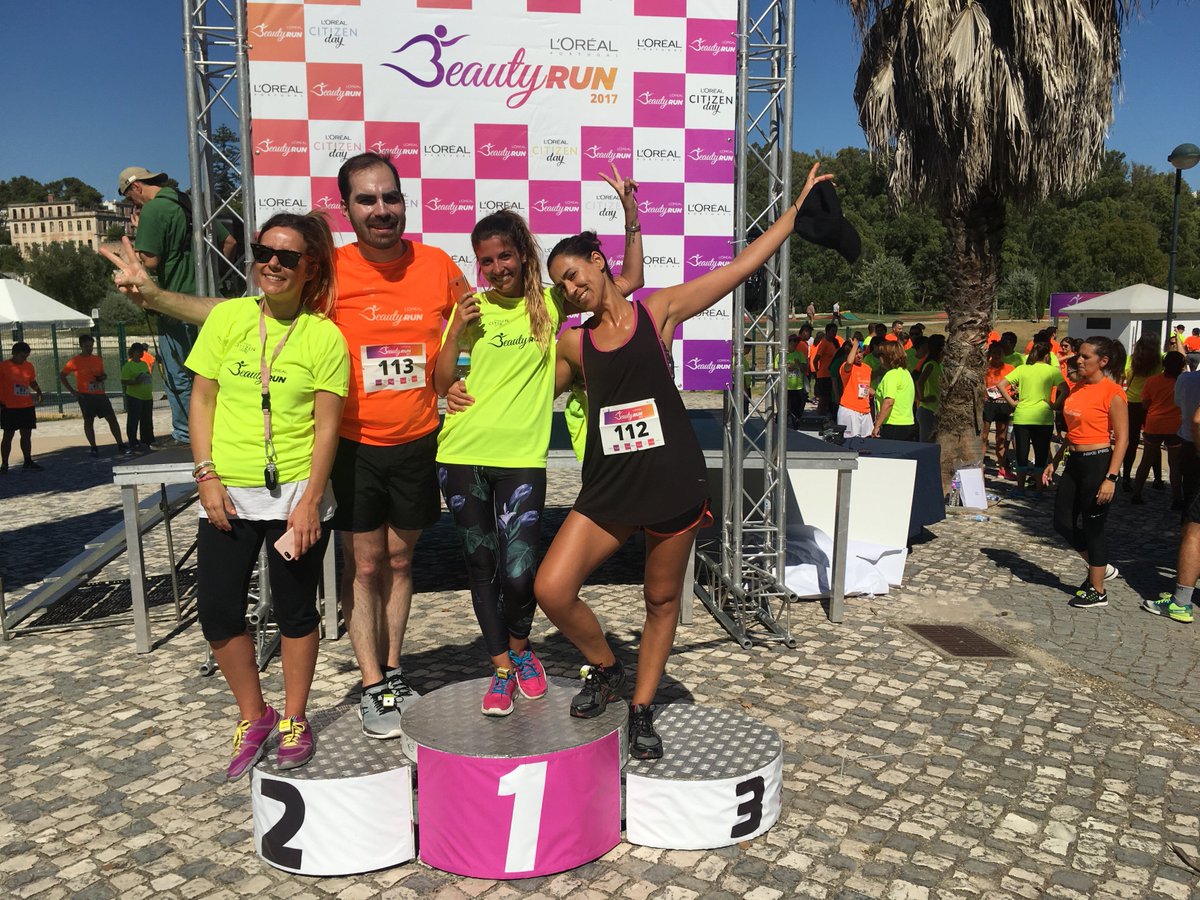 Once again, running with @Loreal at BeautyRun!