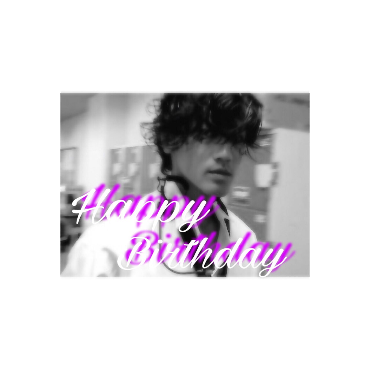 .
.
.   Happy Birthday                                                      